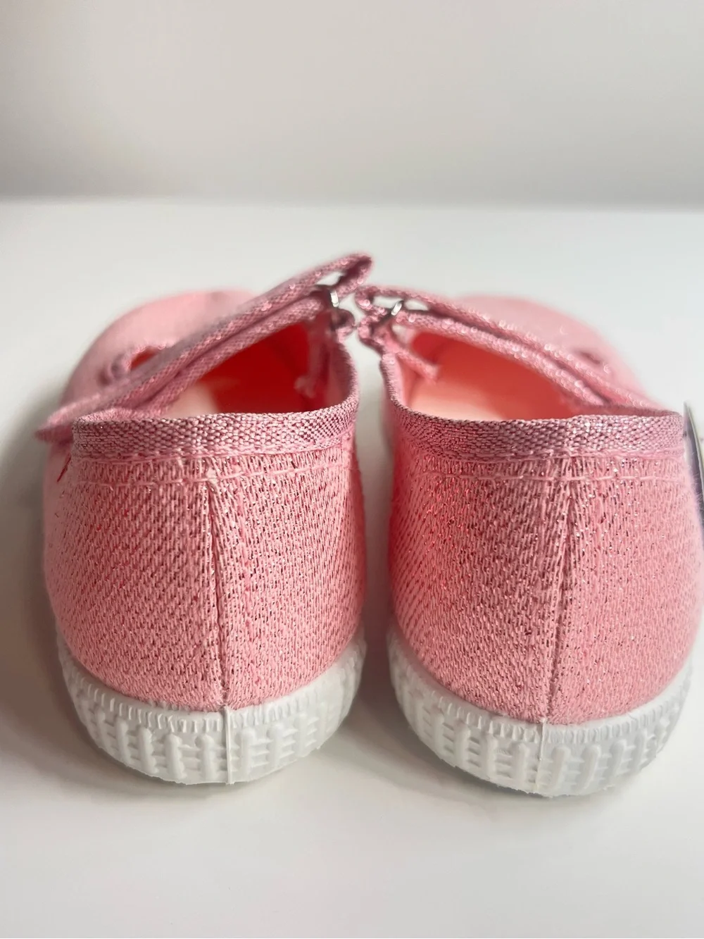Cienta Girls Pink Glitter Mary Jane Shoes US 11 EU 29 NWT